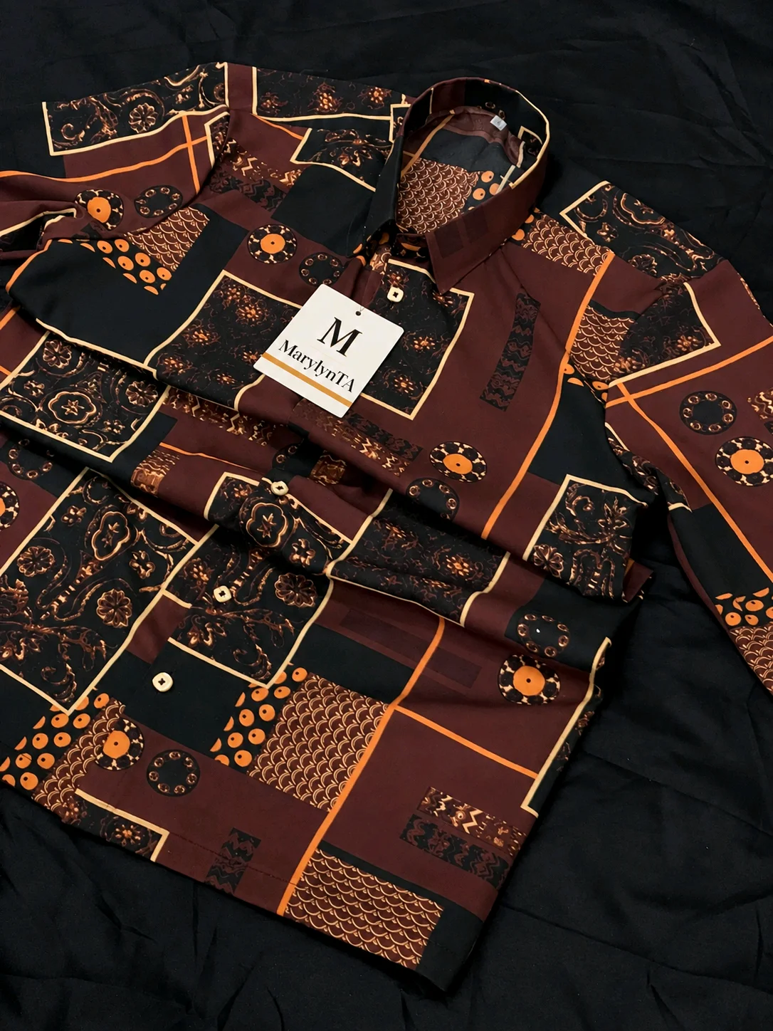 Men's Patterned short-Sleeve Shirt