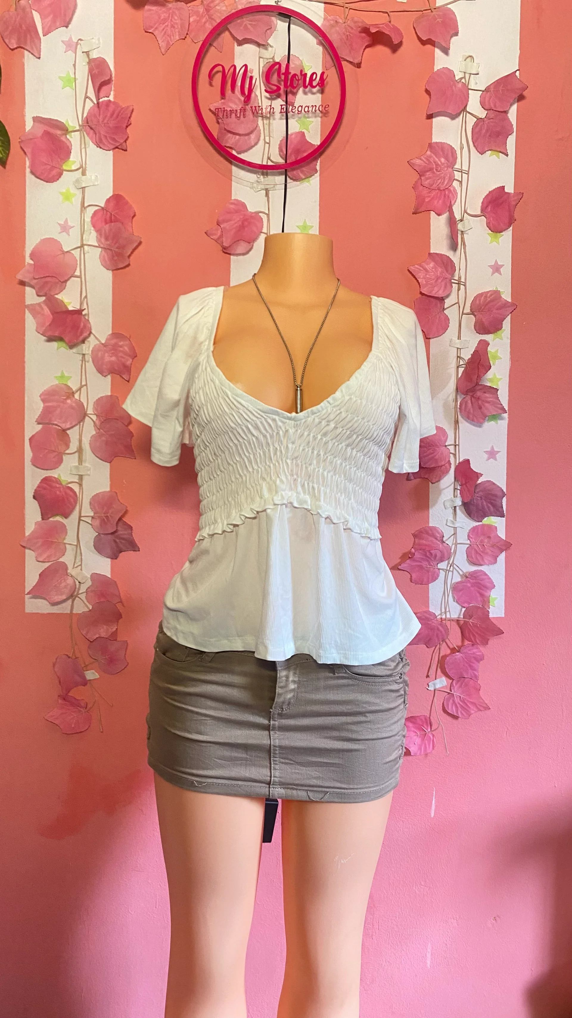peplum top(only)