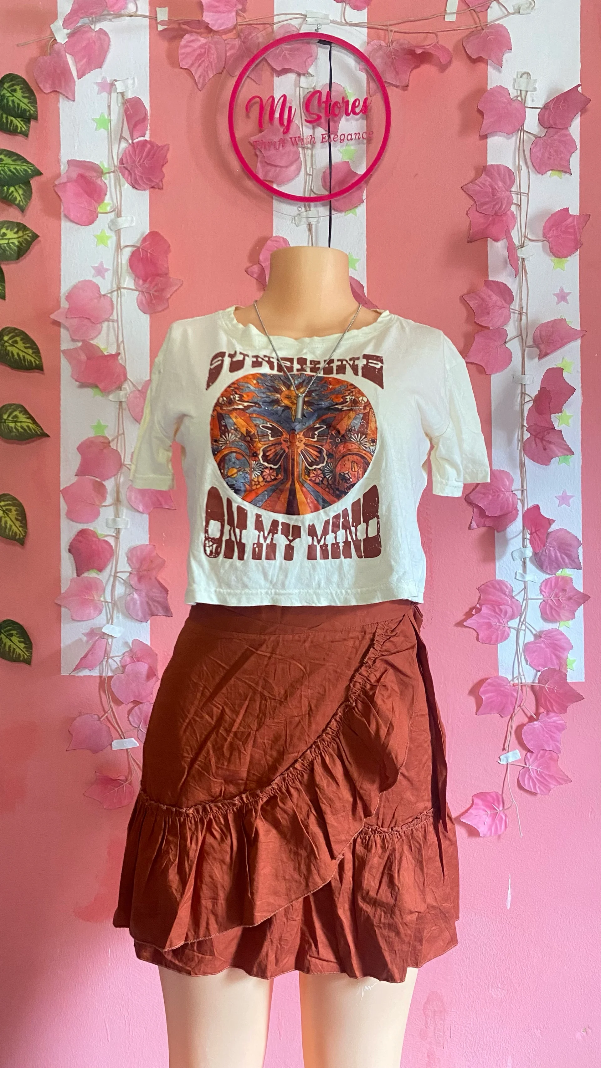 Graphic crop top