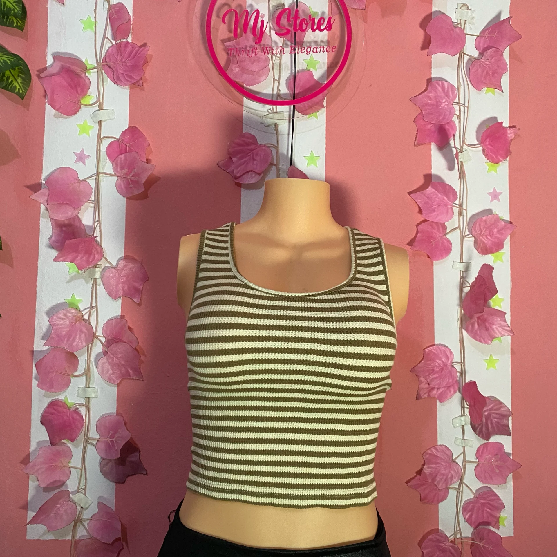Stripped tank top