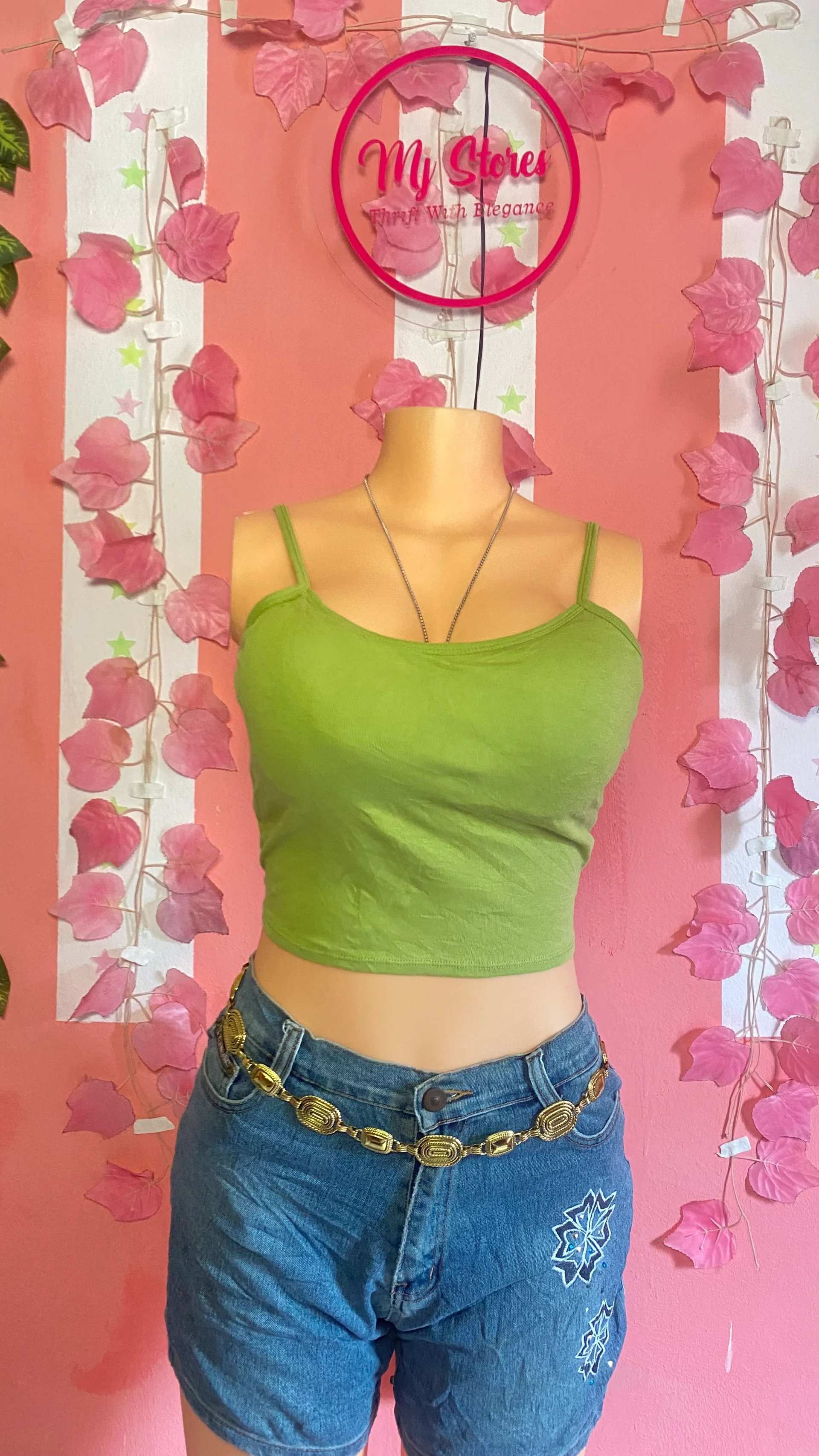 cropped cami top