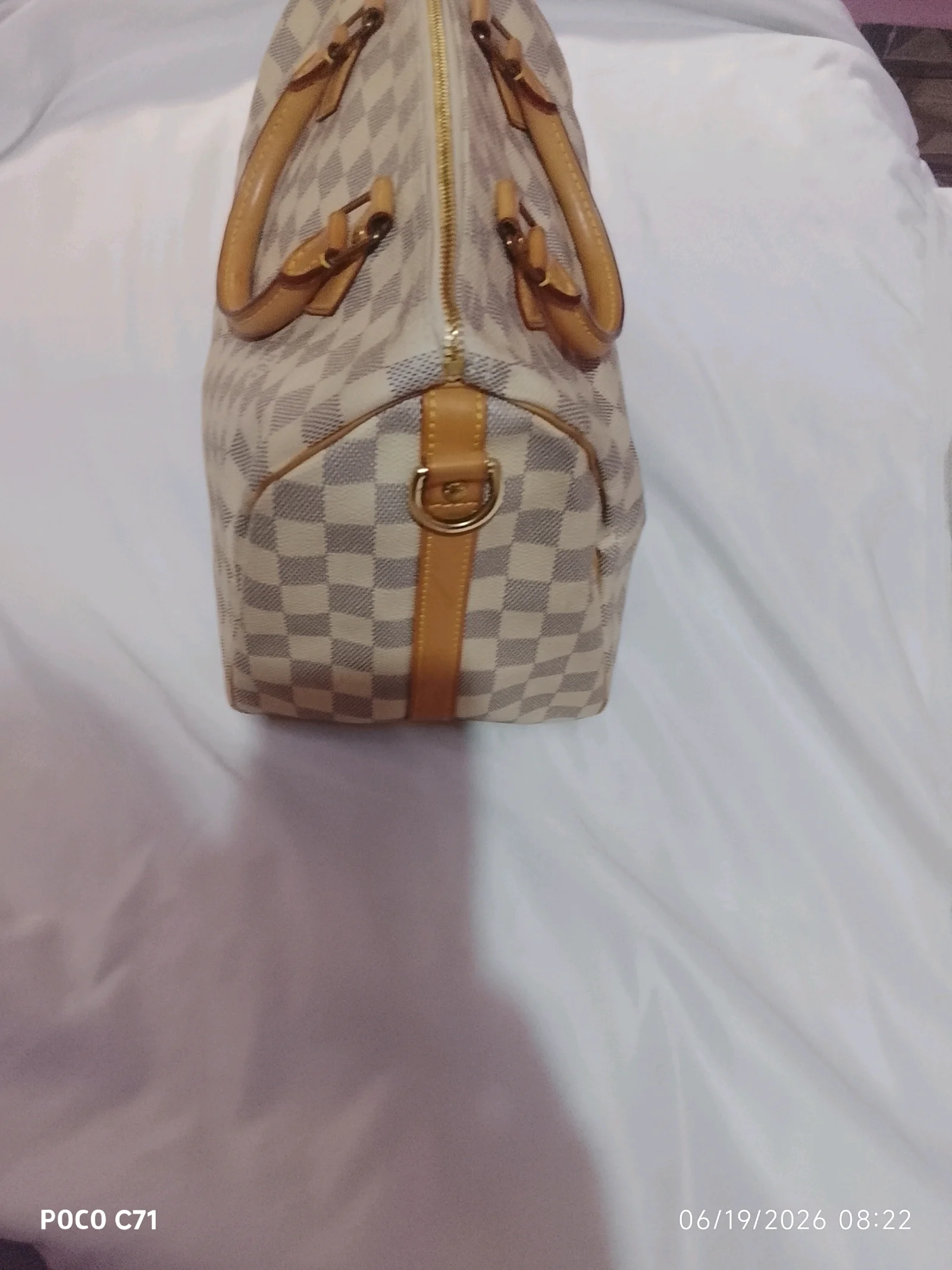 Louis Vuitton Damier Azur Speedy 30 Handbag media 2