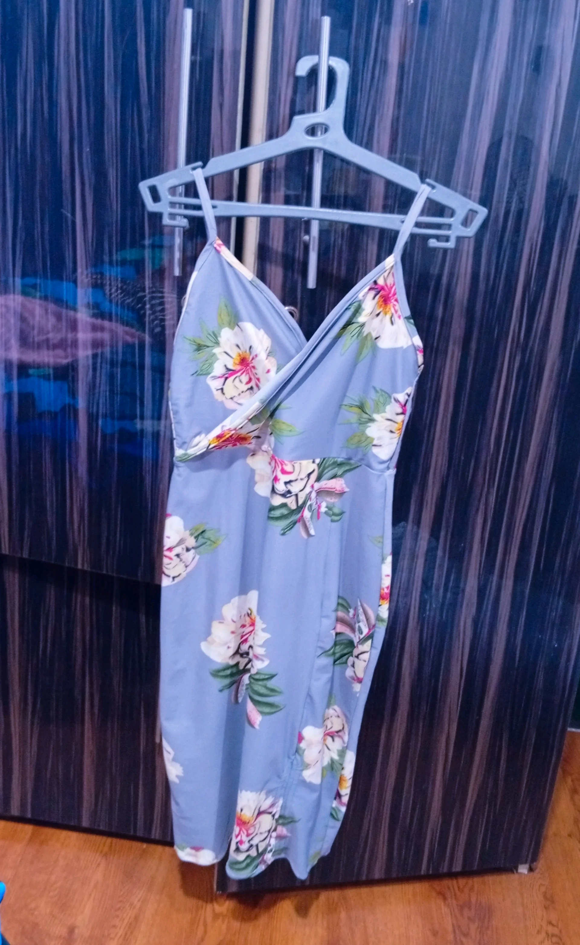Floral Print Cami Midi Dress