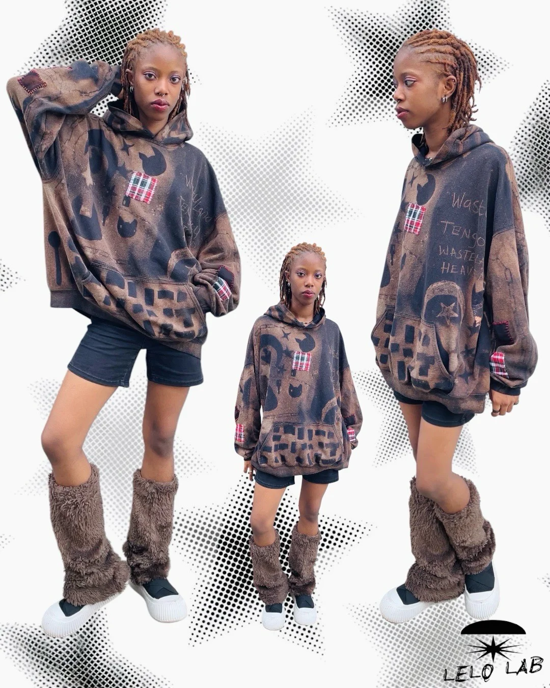 WASTELAND TENGOKU / METAMORPHOSIS SPINE HOODIE media 3