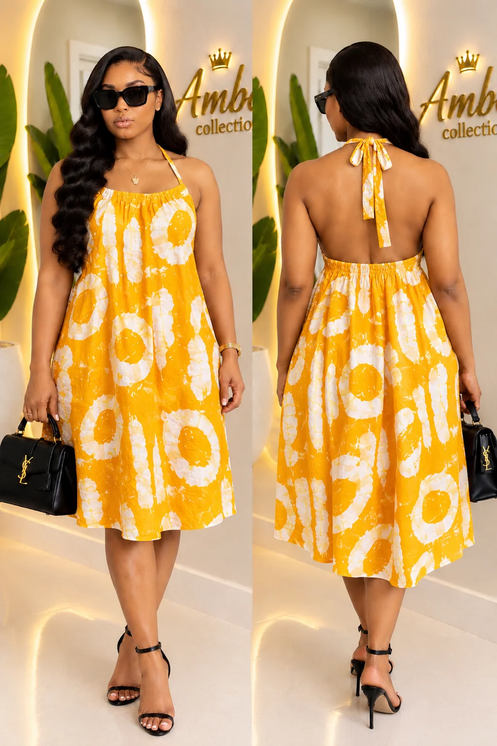 backless short gown