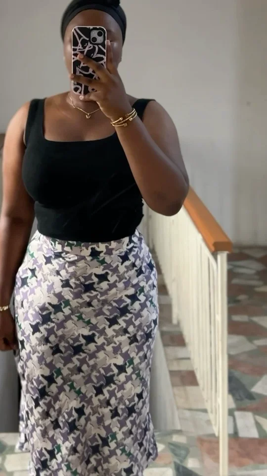 Geometric Print Midi Skirt size 8-12s