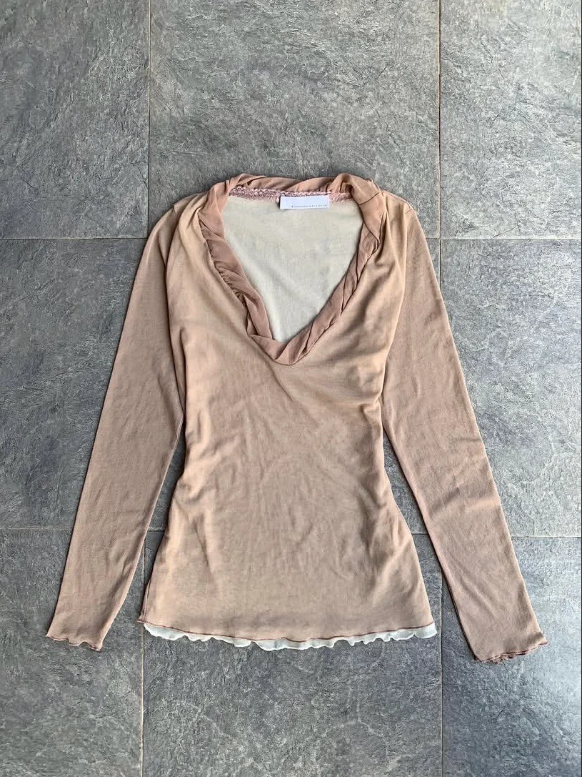 Vintage mesh top