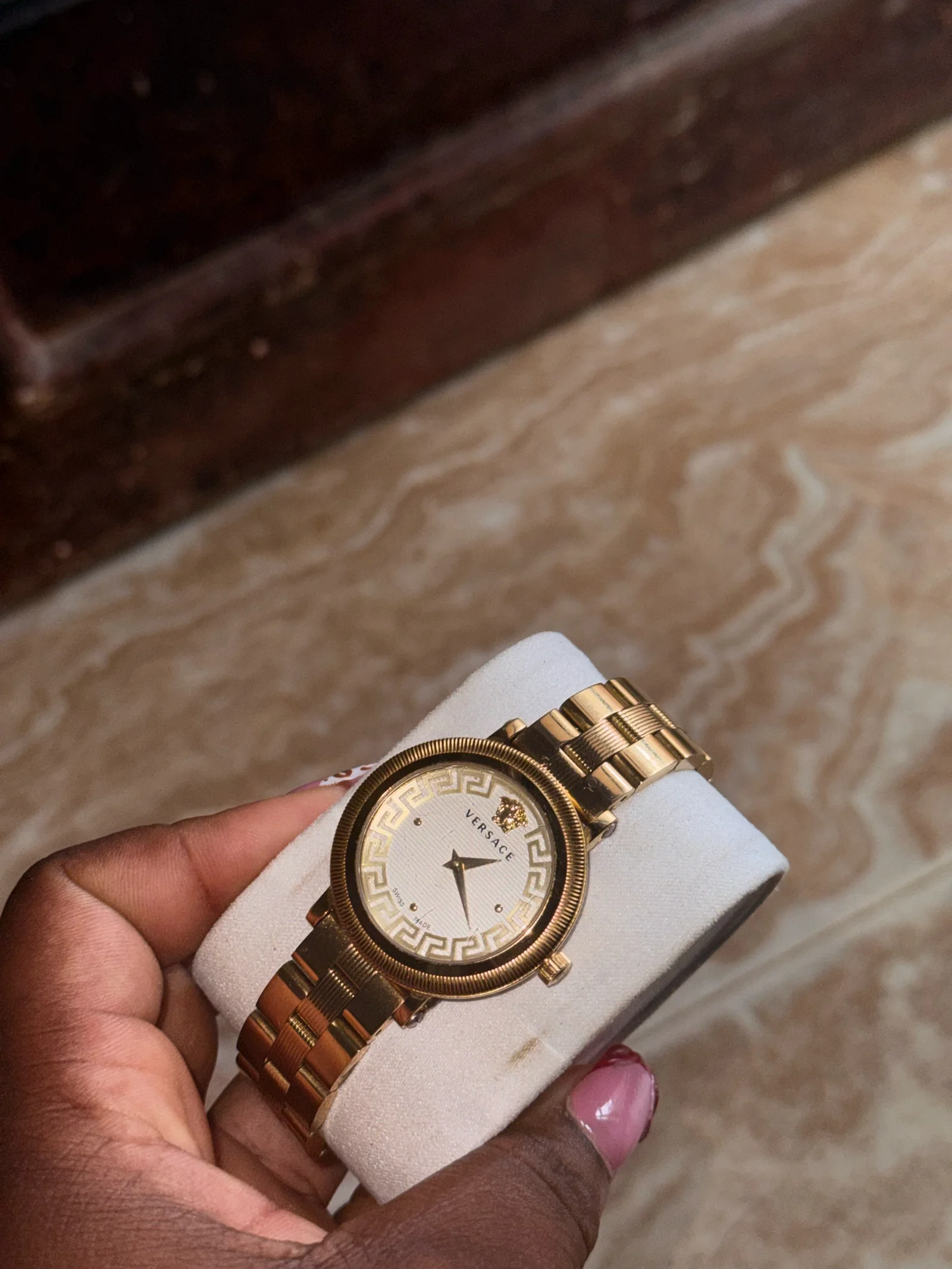 Versace Gold-Tone Medusa Head Watch media 3