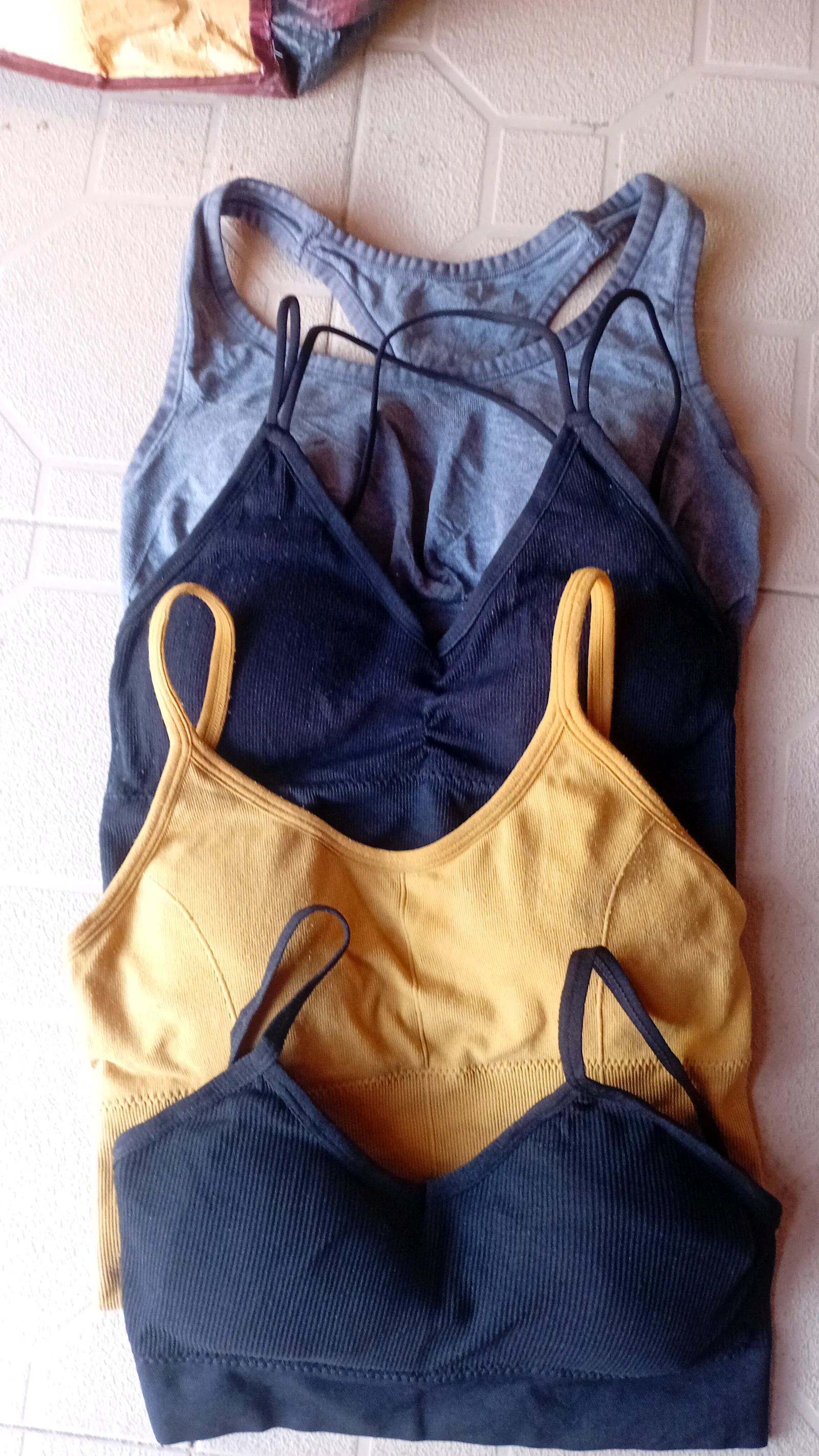 Assorted Ribbed Sports Bras