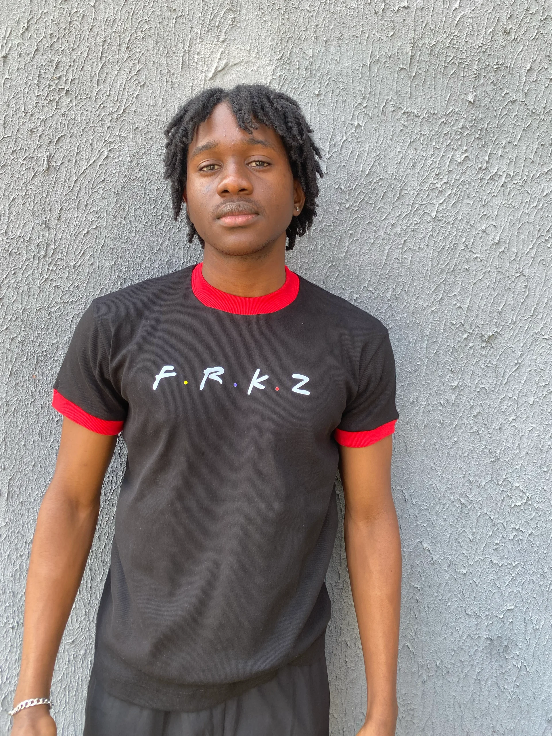 FRKZ Ringer Tee Black