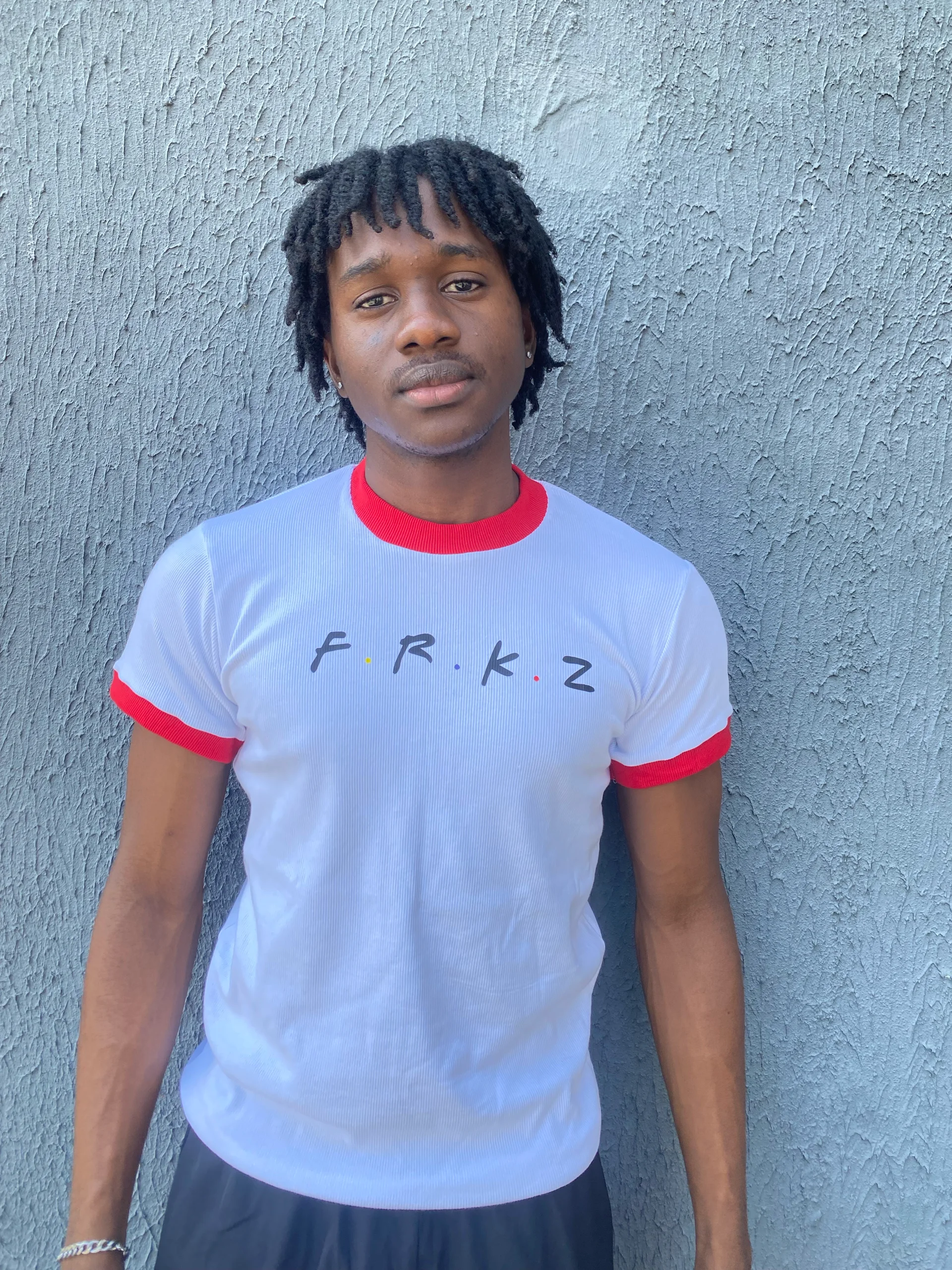 FRKZ Ringer Tee White