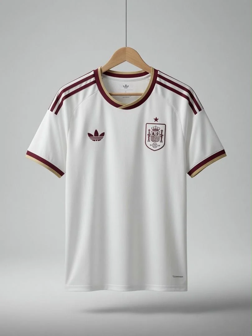 World Cup 2026 Spain away Football Jersey cream
