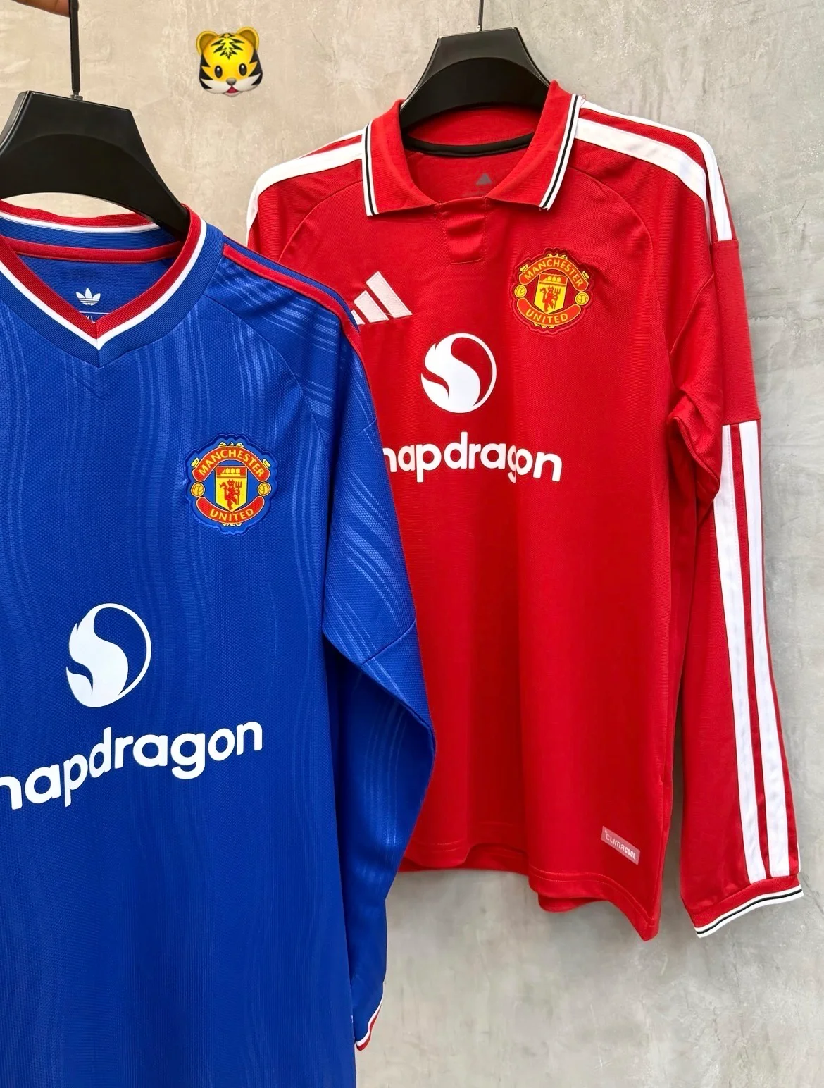 Manchester United 26/27 away Blue Snapdragon Long Sleeve Jersey