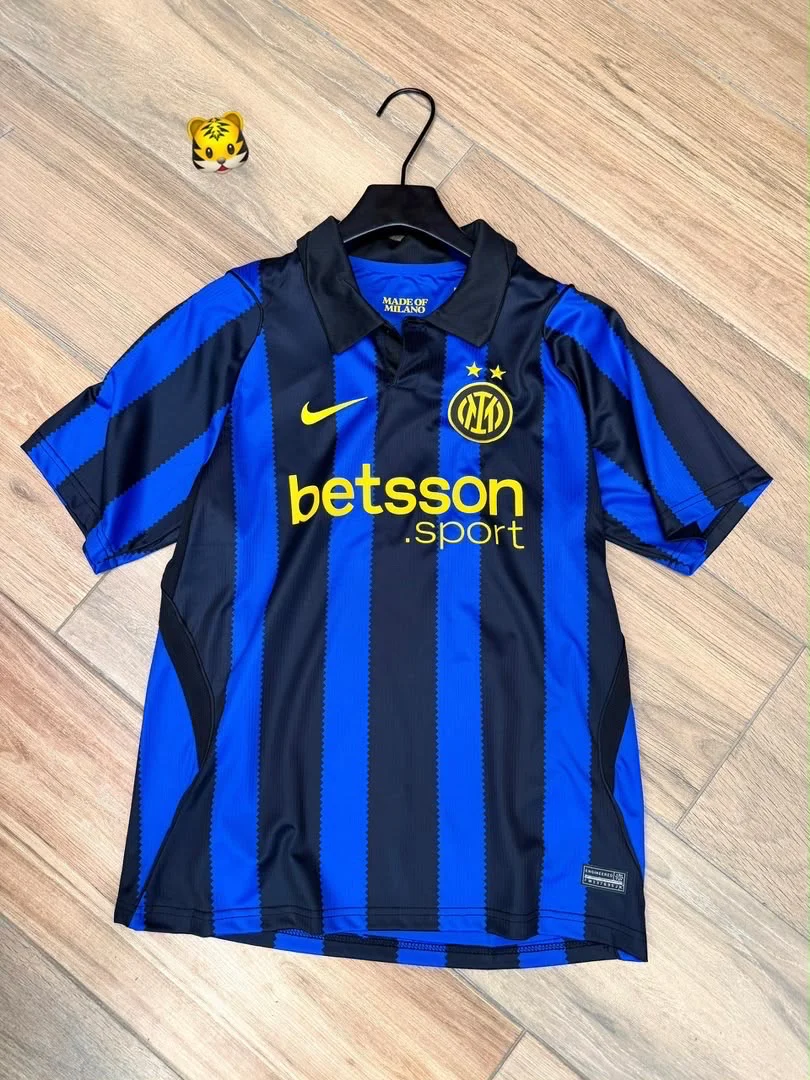 Inter Milan 26/27 Football Home Jersey Blue Black Striped