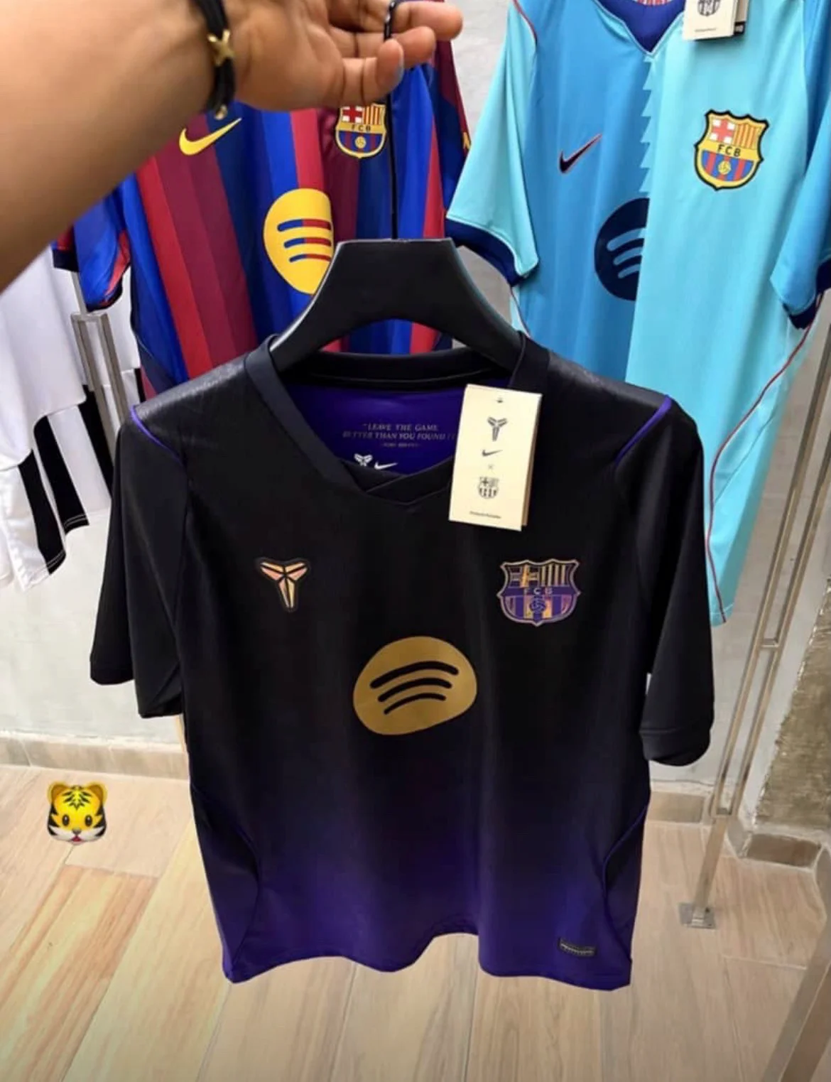 FC Barcelona 26/27 away Spotify Black/Purple Gradient Jersey