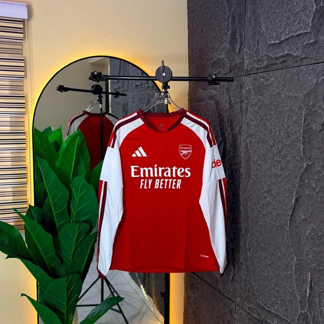 Arsenal Adidas 26/27 Long Sleeve Home Jersey