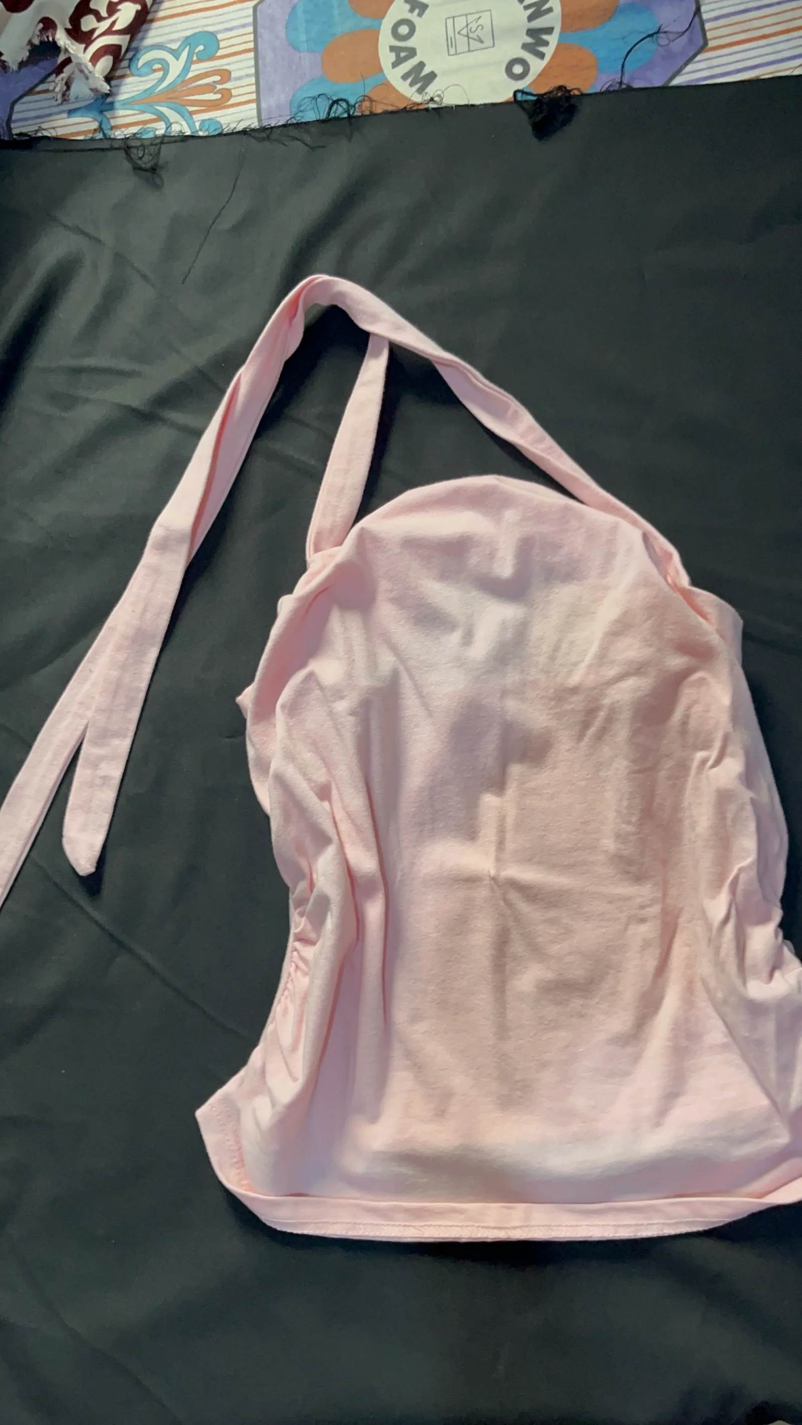 Pink Halter Neck Camisole Top media 2