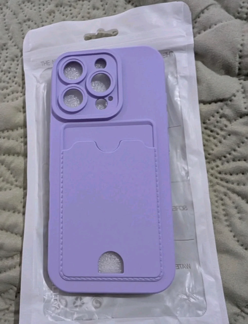 Purple iPhone 13 Pro Max Case with Card Holder media 4