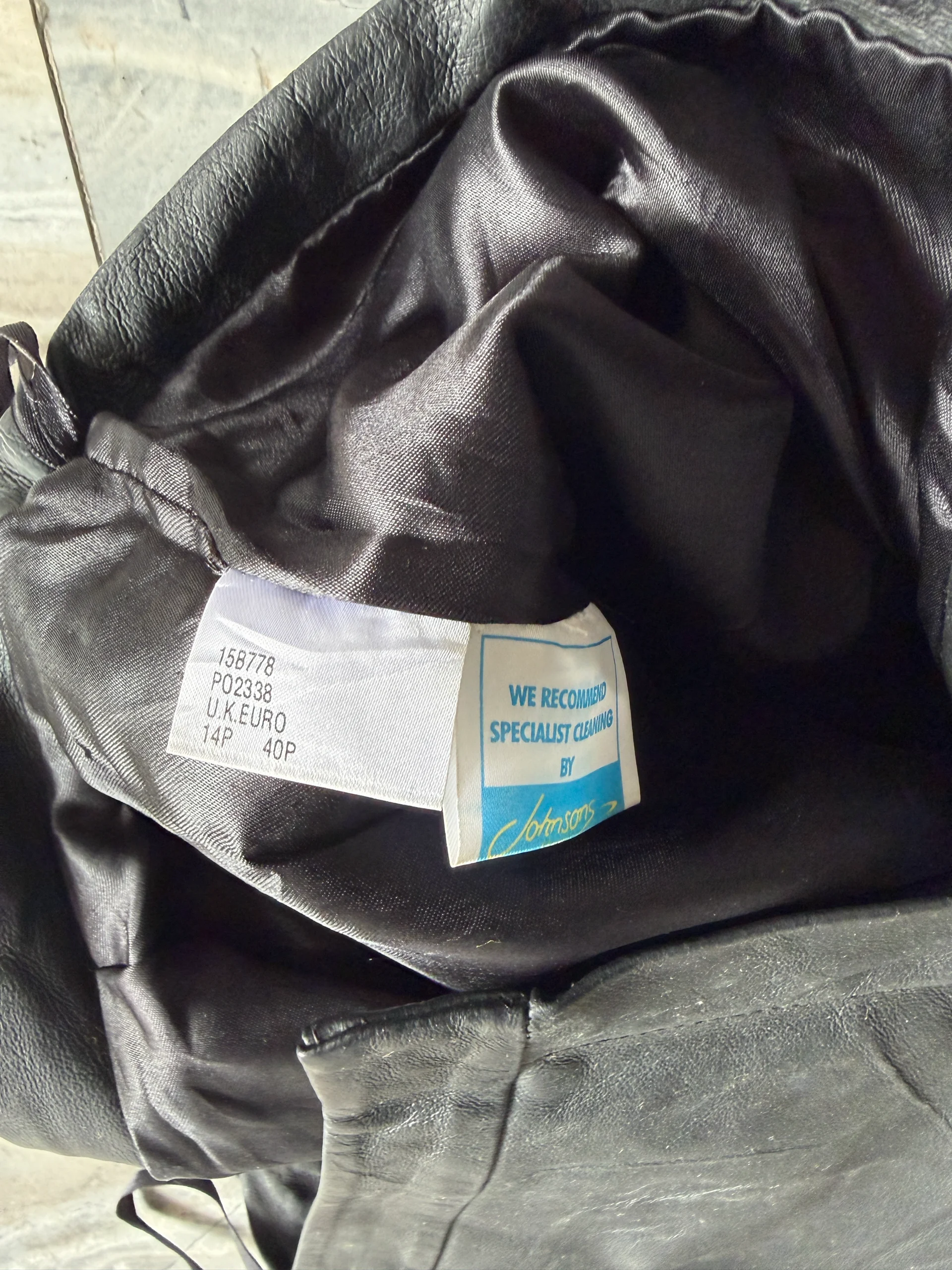 Detail Black Leather Flared Trousers media 2