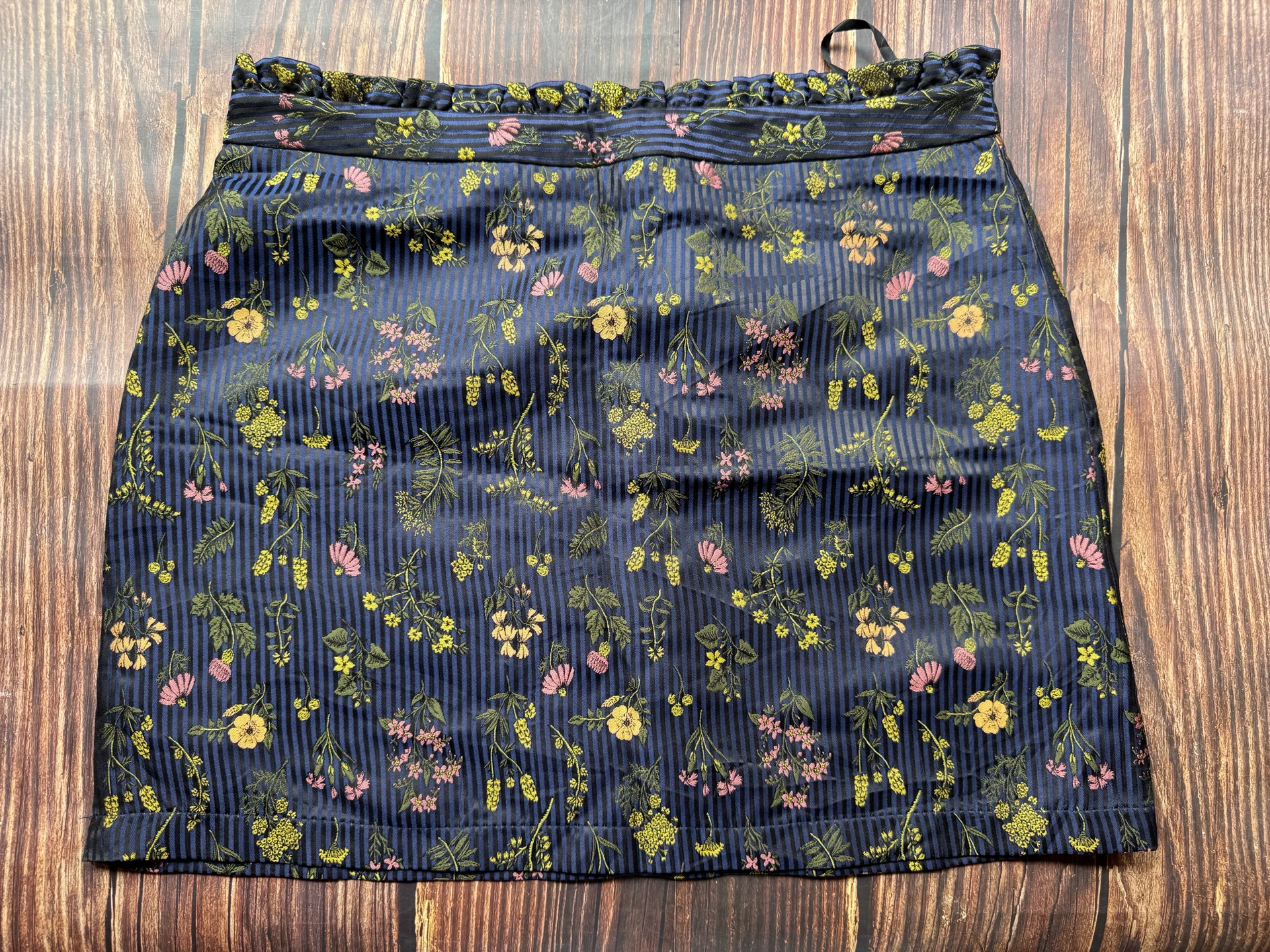 Primark Floral Striped Mini Skirt