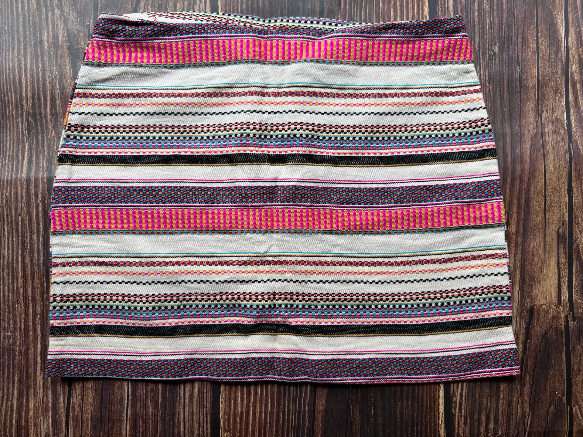 Atmosphere Striped Mini Skirt