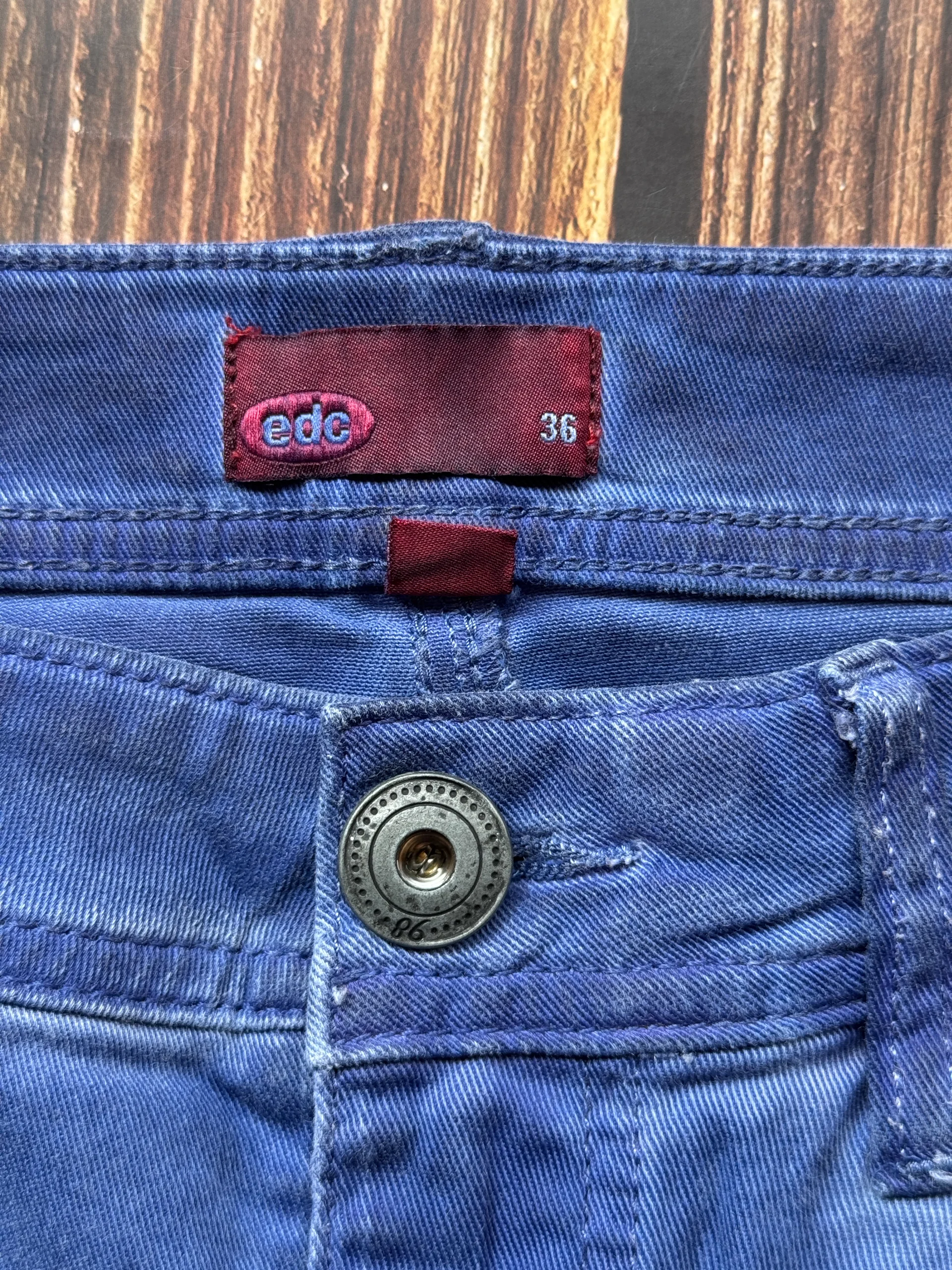 EDC Blue Denim Mini Skirt media 2