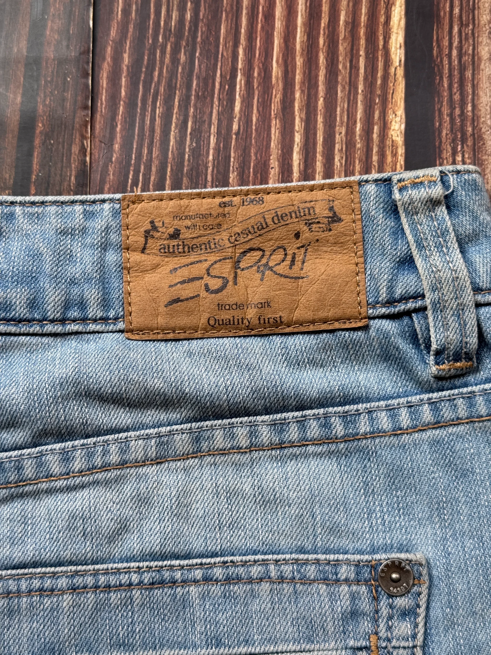 Esprit Light Wash Denim Mini Skirt media 3