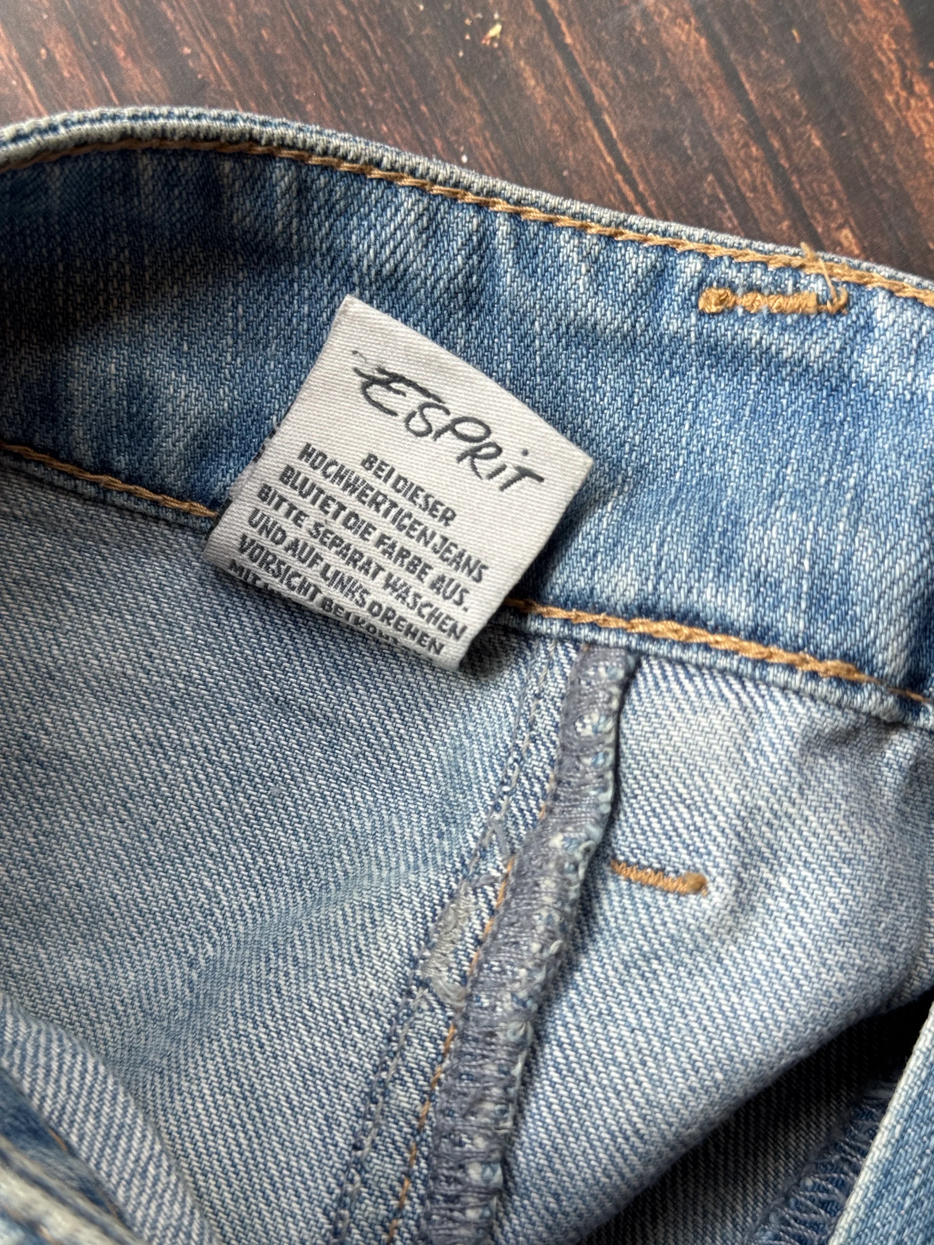 Esprit Light Wash Denim Mini Skirt media 5