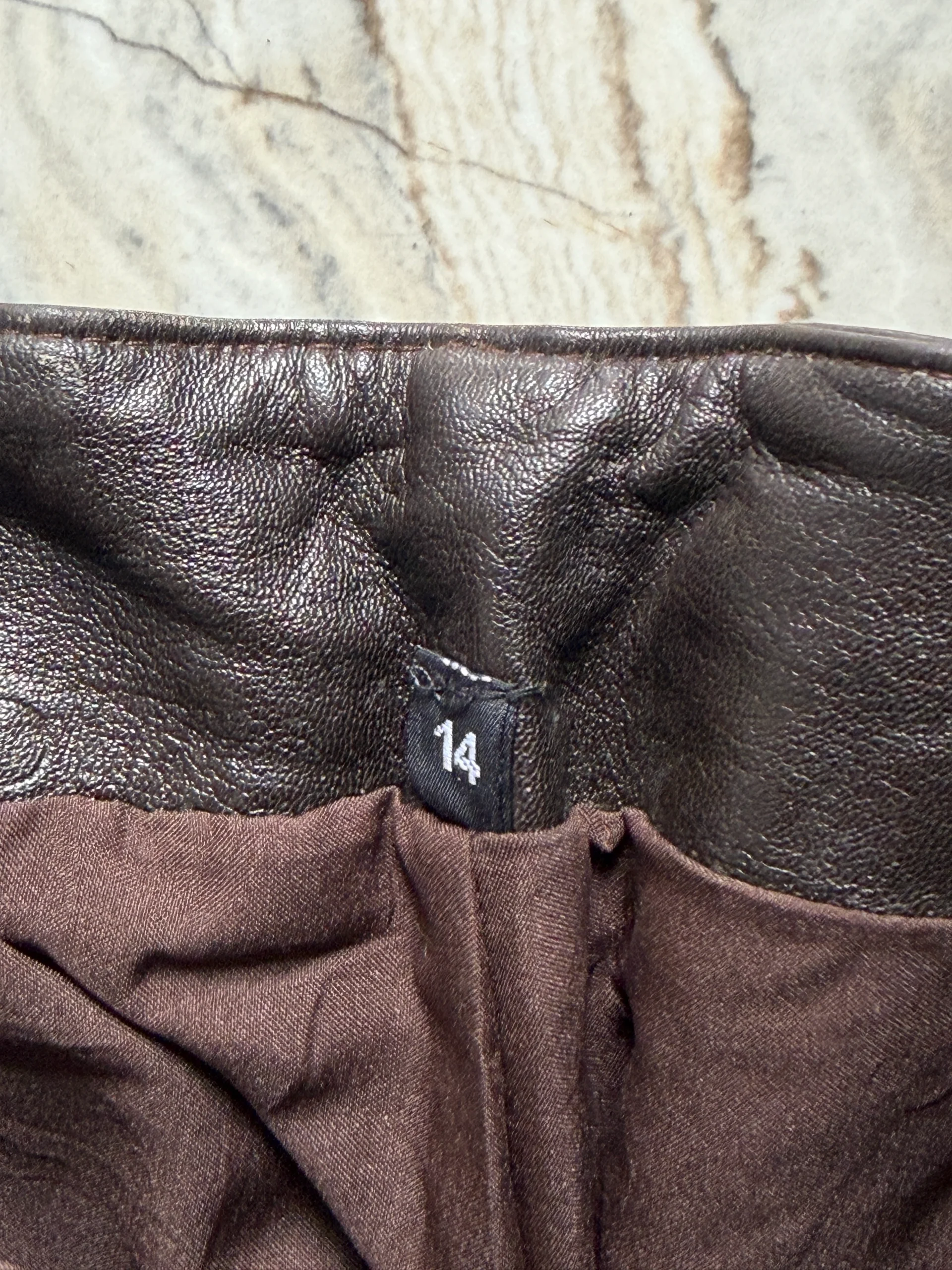 Brown Leather Pants media 3