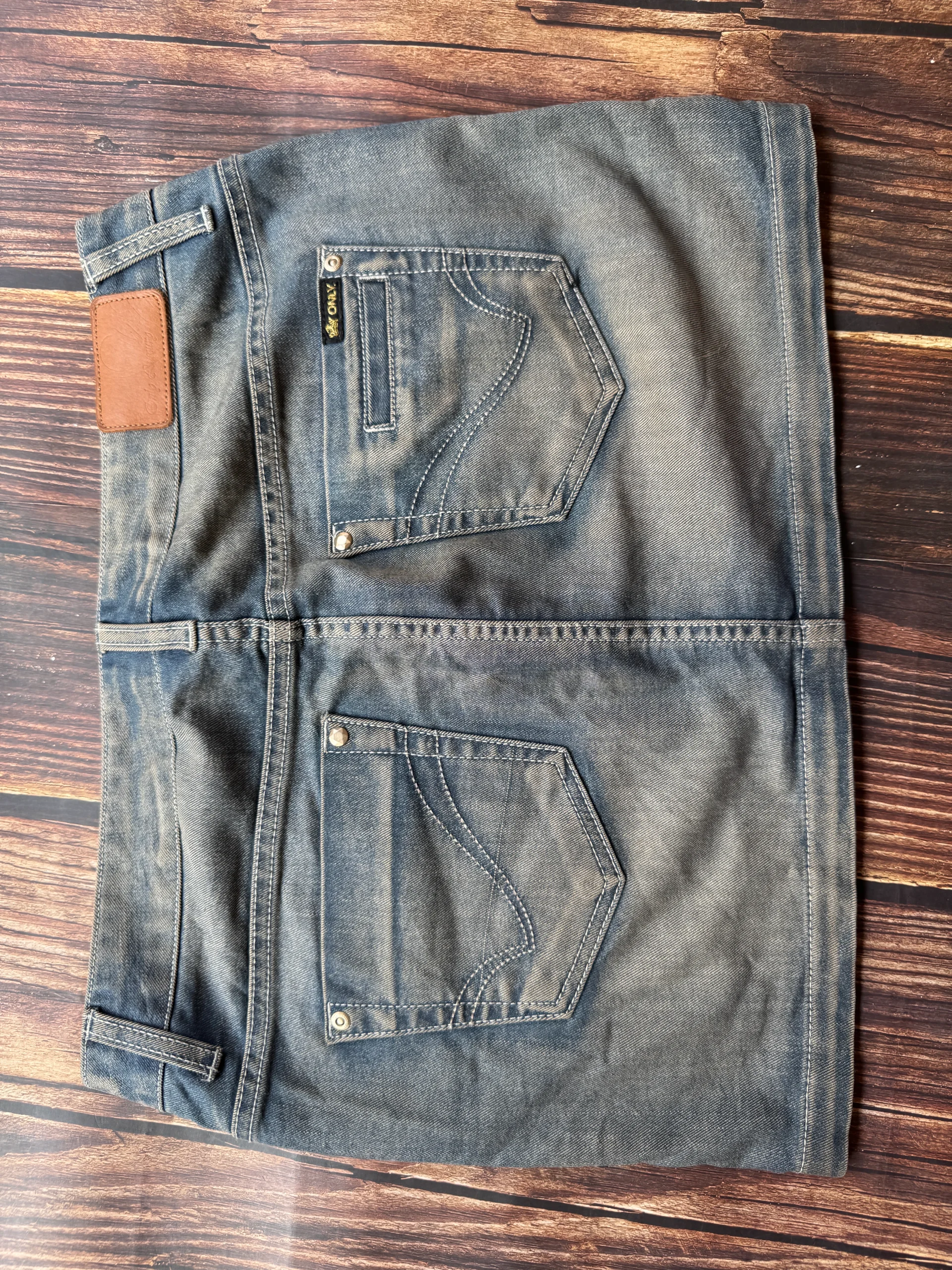 Blue Denim Mini Skirt media 5