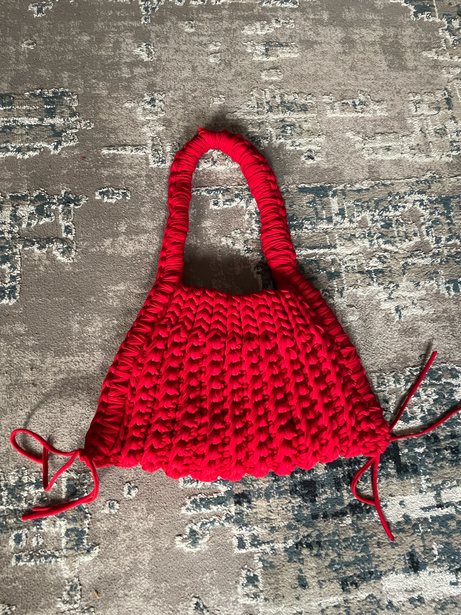 Red ‘Dusk’ Shoulder Bag media 2