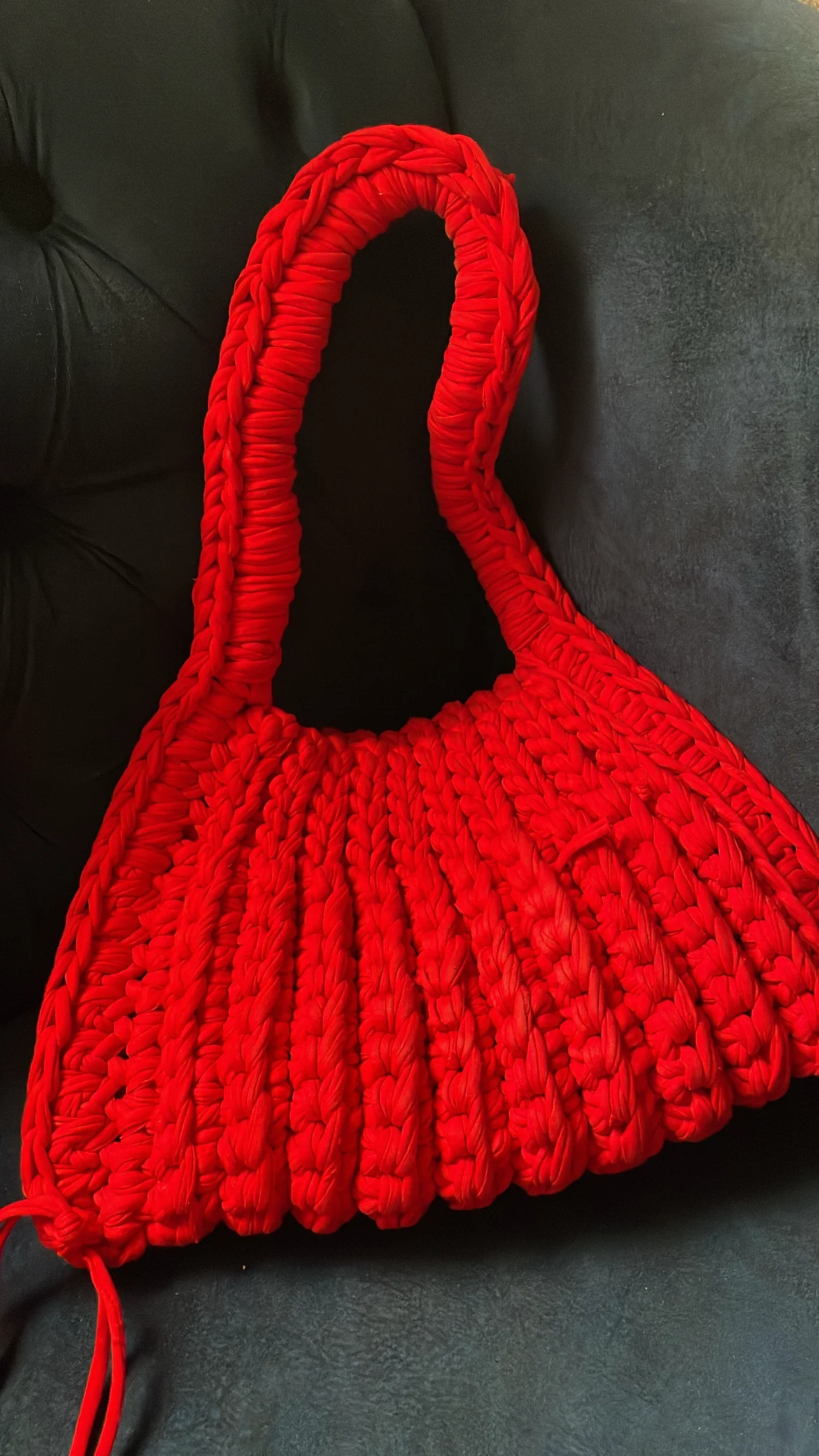 Red ‘Dusk’ Shoulder Bag media 3