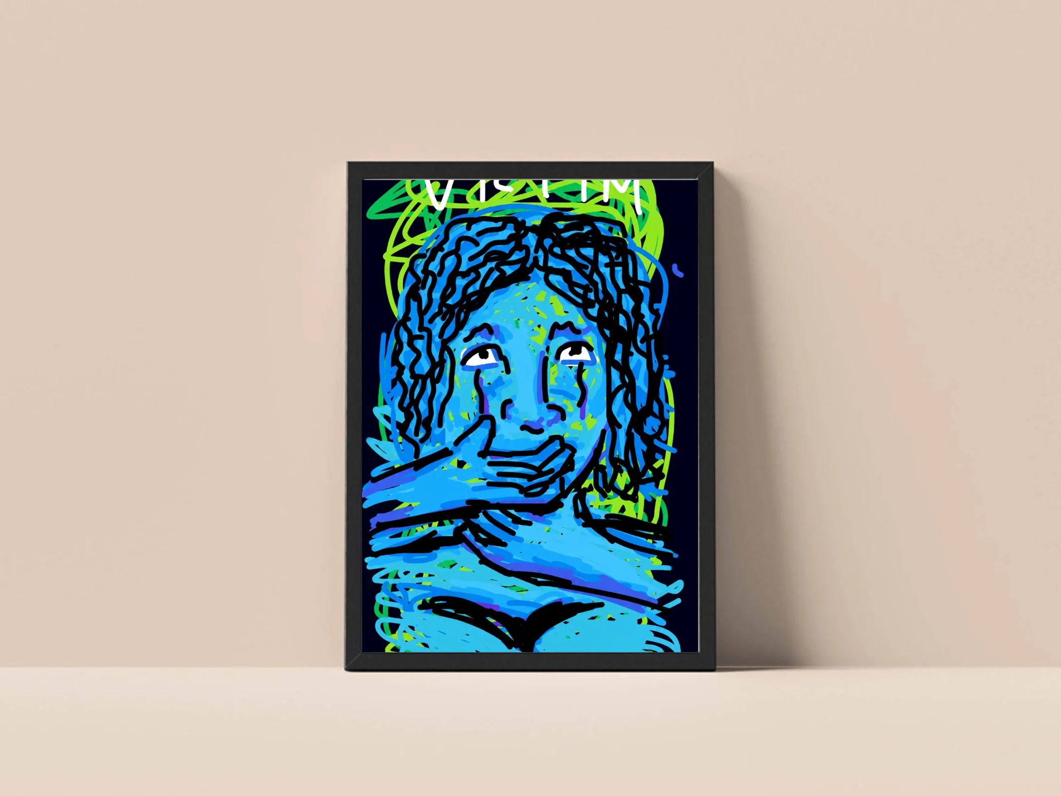 Victim Framed Art Print