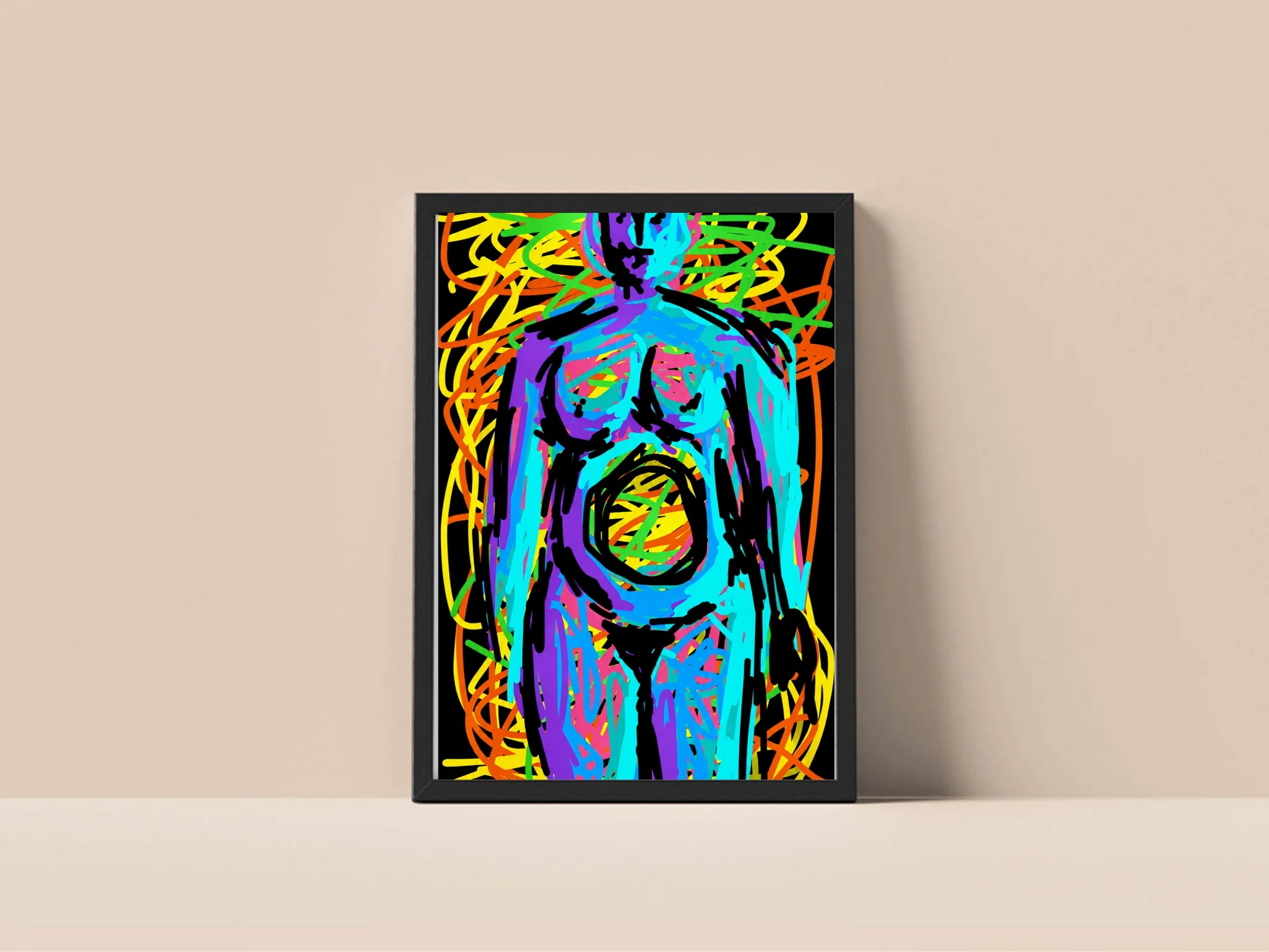 Empty_Belle Framed Art Print